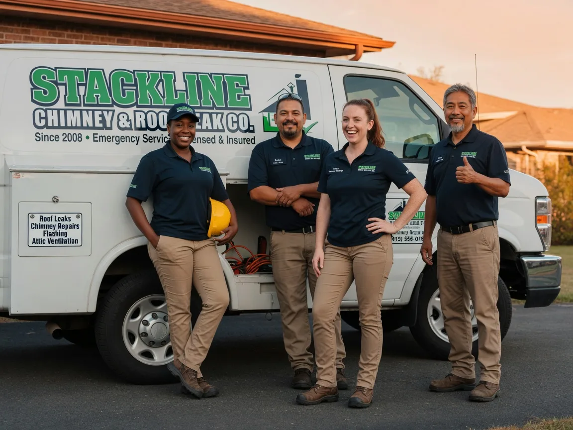 Chimney flashing repair company in Branscomb, CA